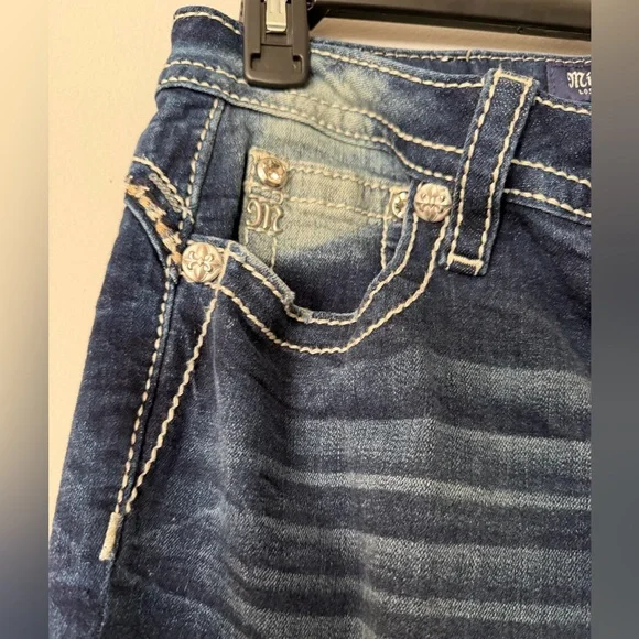 Miss Me Dark Blue Skinny Jeans - Picture 3 of 5